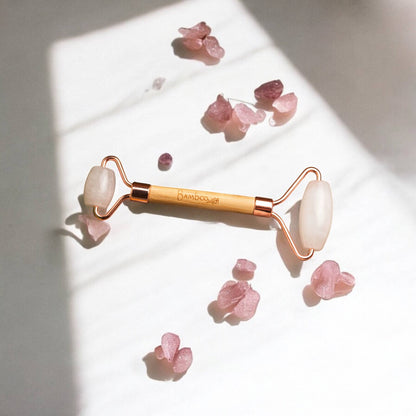 Bamboo Dual Facial Roller - Opalite Stone