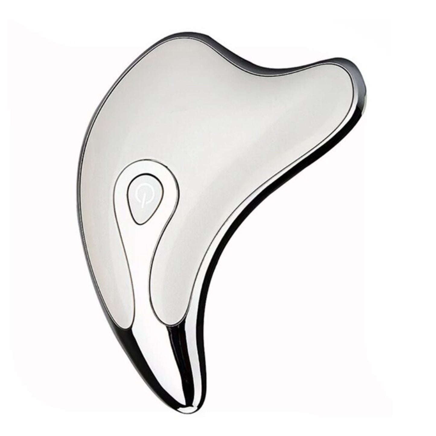 Rechargeable electric Gua Sha facial massager tool for skincare and lymphatic drainage by BlueOwnie Beauty.